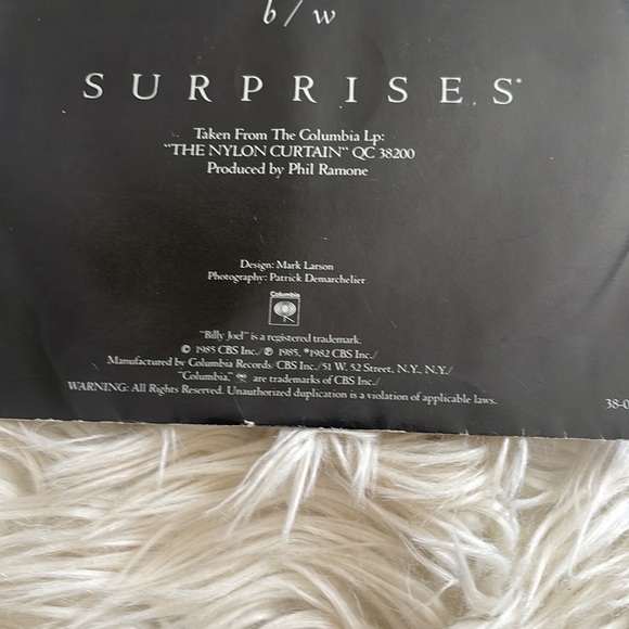 Vtg Billy Joel you’re only human second wind 45 small record in paper sleeve - Picture 10 of 16